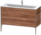 DURAVIT XViu Waschtischunterbau bodenstehend 1210 mm, 2 Auszüge, champagner matt/weiß matt