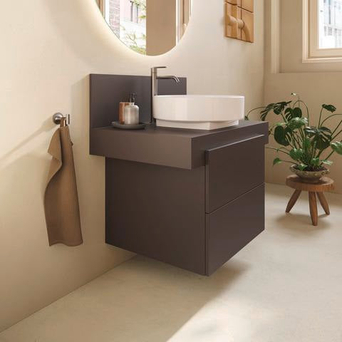 Duravit Balcoon Aufsatzbecken 450x450 mm weiß geschliffen mit Ablaufventil