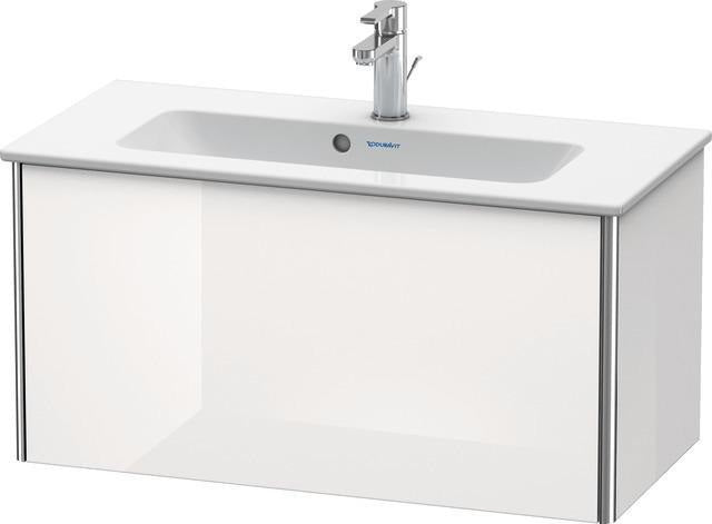 Duravit XSquare Waschtischunterbau 810 mm – wandhängend, Seidenmatt, für ME by Starck