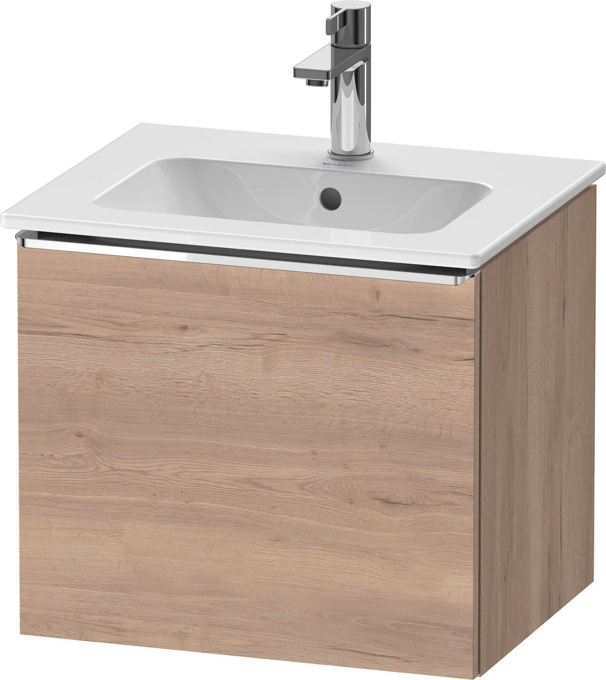 DURAVIT D-Neo Waschtischunterbau 510 mm Eiche Schwarz Matt mit Bronze Griff