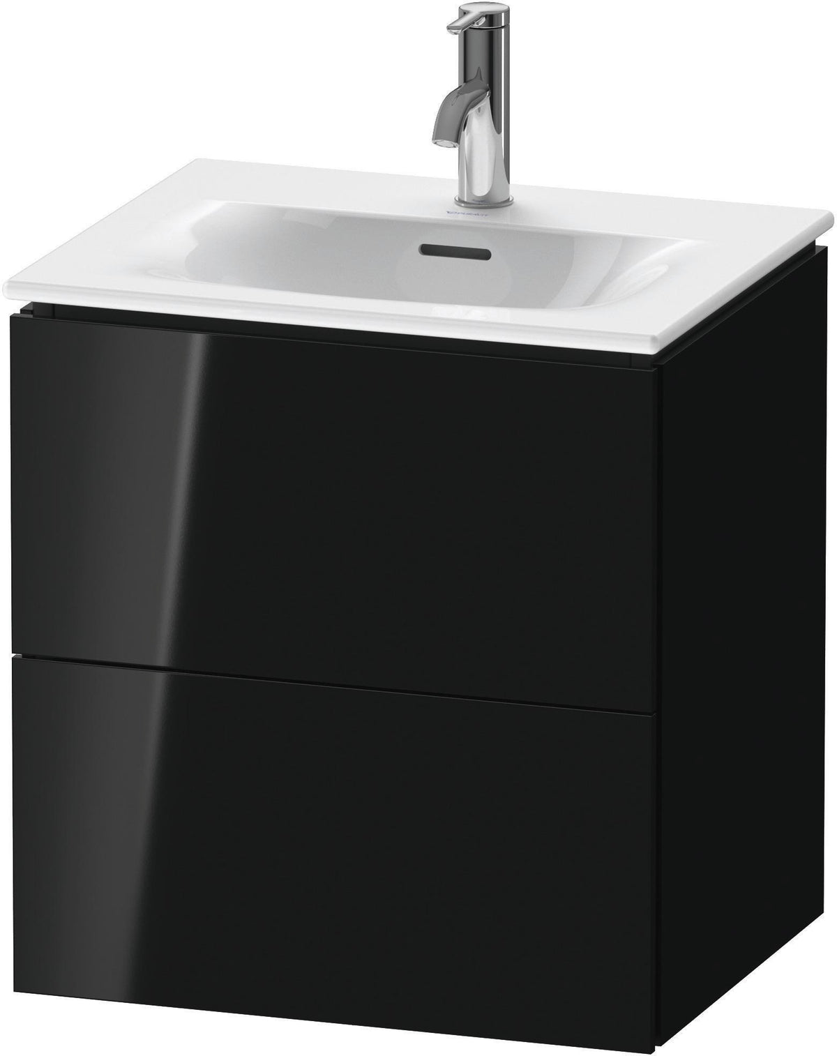 DURAVIT L-Cube Waschtischunterbau 520 mm weiß matt – 2 Schubkästen, wandhängend