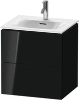 DURAVIT L-Cube Waschtischunterbau 520 mm weiß matt – 2 Schubkästen, wandhängend