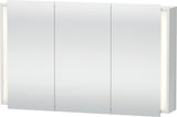 Duravit Ketho Spiegelschrank 1200 mm weiß hochglanz, 3 Türen, LED-Beleuchtung, Sensorschalter
