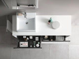 Duravit Waschtisch Vero Air 500 mm mit Überlauf und Hahnlochbank, weiss, geschliffen