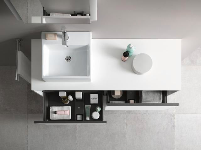 Duravit D-Neo Einhebel-Waschtischmischer mit FreshStart, Zugstange & Chrom – 109 mm Ausladung