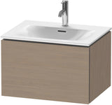 Duravit L-Cube Waschtischunterbau 620 mm weiß matt, 1 Auszug, wandhängend, Tip-On