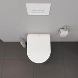 DURAVIT D-Neo Wand-Tiefspül-WC-Set 480 mm weiß spülrandlos mit WC-Sitz Absenkautomatik