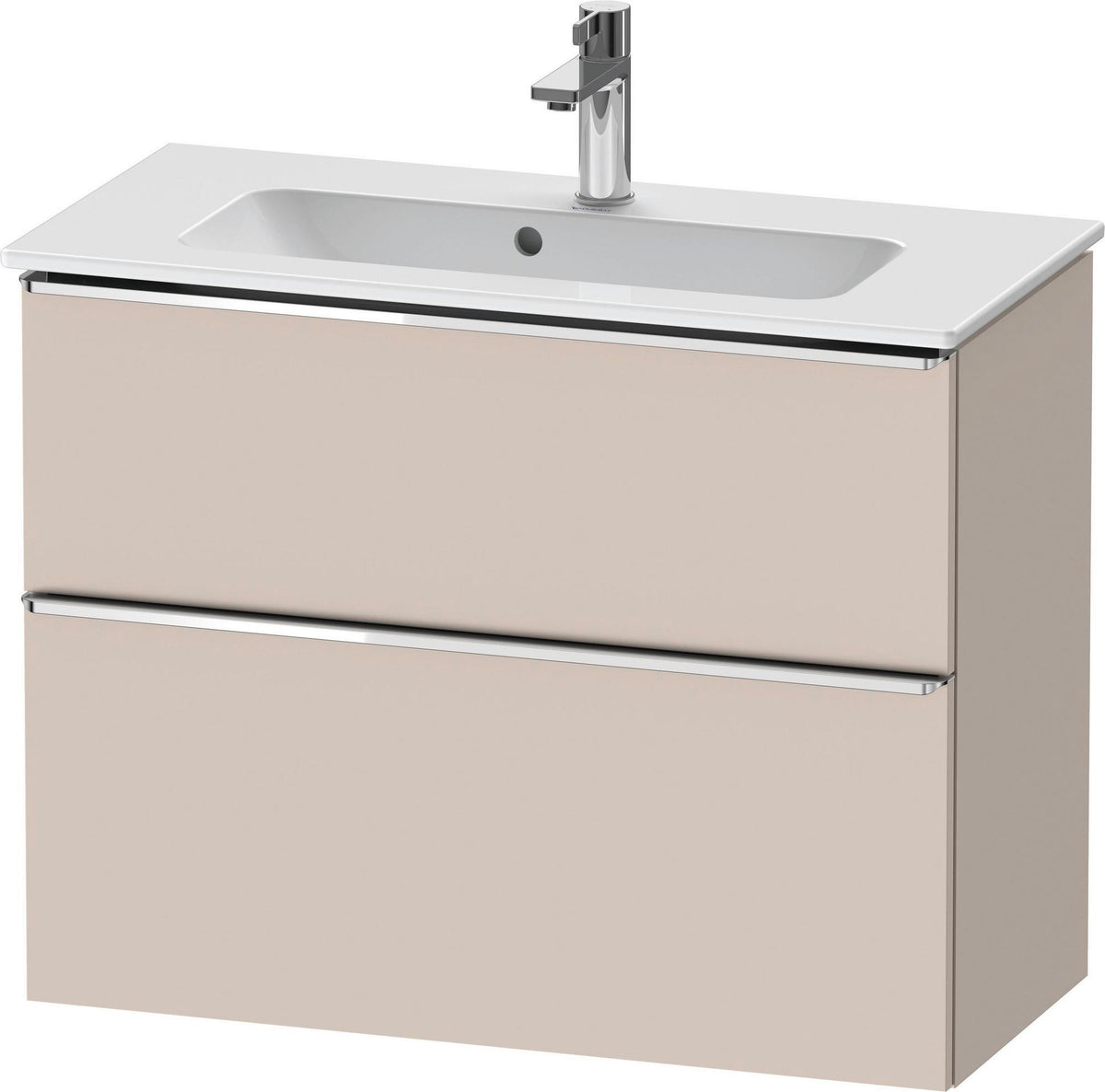 DURAVIT D-Neo Waschtischunterbau 810 mm Eiche Schwarz Bronze, wandhängend, 1 Auszug