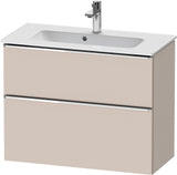 DURAVIT D-Neo Waschtischunterbau 810 mm Eiche Schwarz Bronze, wandhängend, 1 Auszug