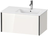 Duravit Waschtischunterbau XVIU 810 mm weiß matt mit Tip-On-Technik und Auszug
