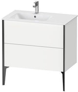 Duravit Waschtischunterbau XVIU 810x834x480mm 2 Auszüge Ahorn mitte Schürze s-matt