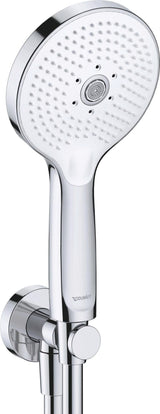 Duravit Wandanschlussbogenset MinusFlow Rain/Pulse/Mono Chrom HG – 120 mm mit Rosette