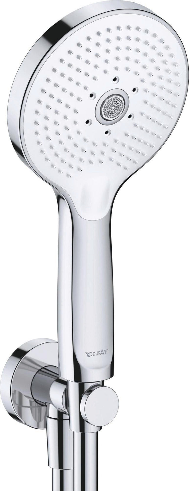 Duravit Wandanschlussbogenset MinusFlow Rain/Pulse/Mono Chrom HG – 120 mm mit Rosette