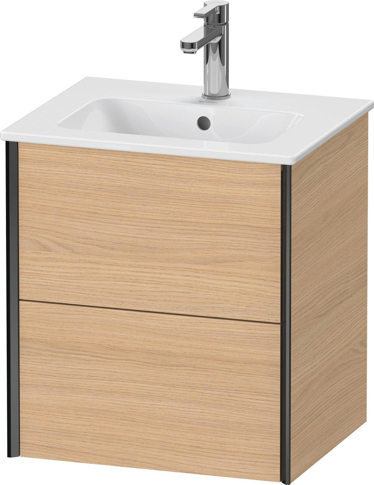 DURAVIT XViu Waschtischunterbau wandhängend 510 mm mit 2 Schubkästen und Tip-on Technik