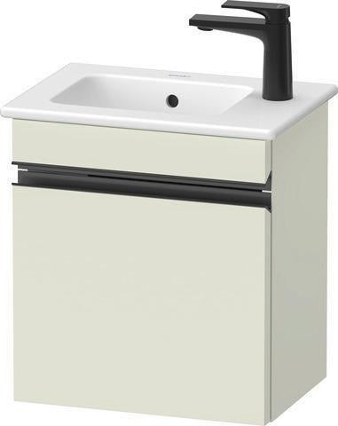 DURAVIT Sivida Waschtischunterbau 400 mm Nussbaum – Wandhängend, 1 Tür, Dämpfung