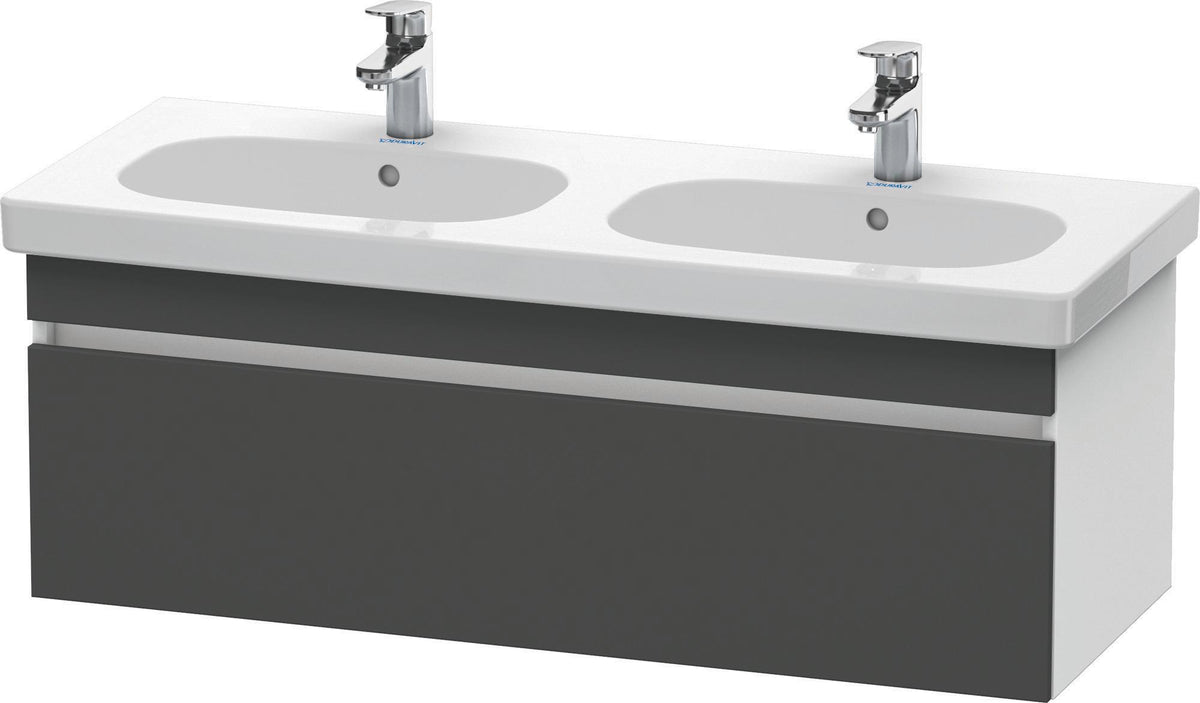 Duravit DuraStyle Waschtischunterbau 1150 mm wandhängend, 1 Auszug, weiß matt – mit Soft-Close