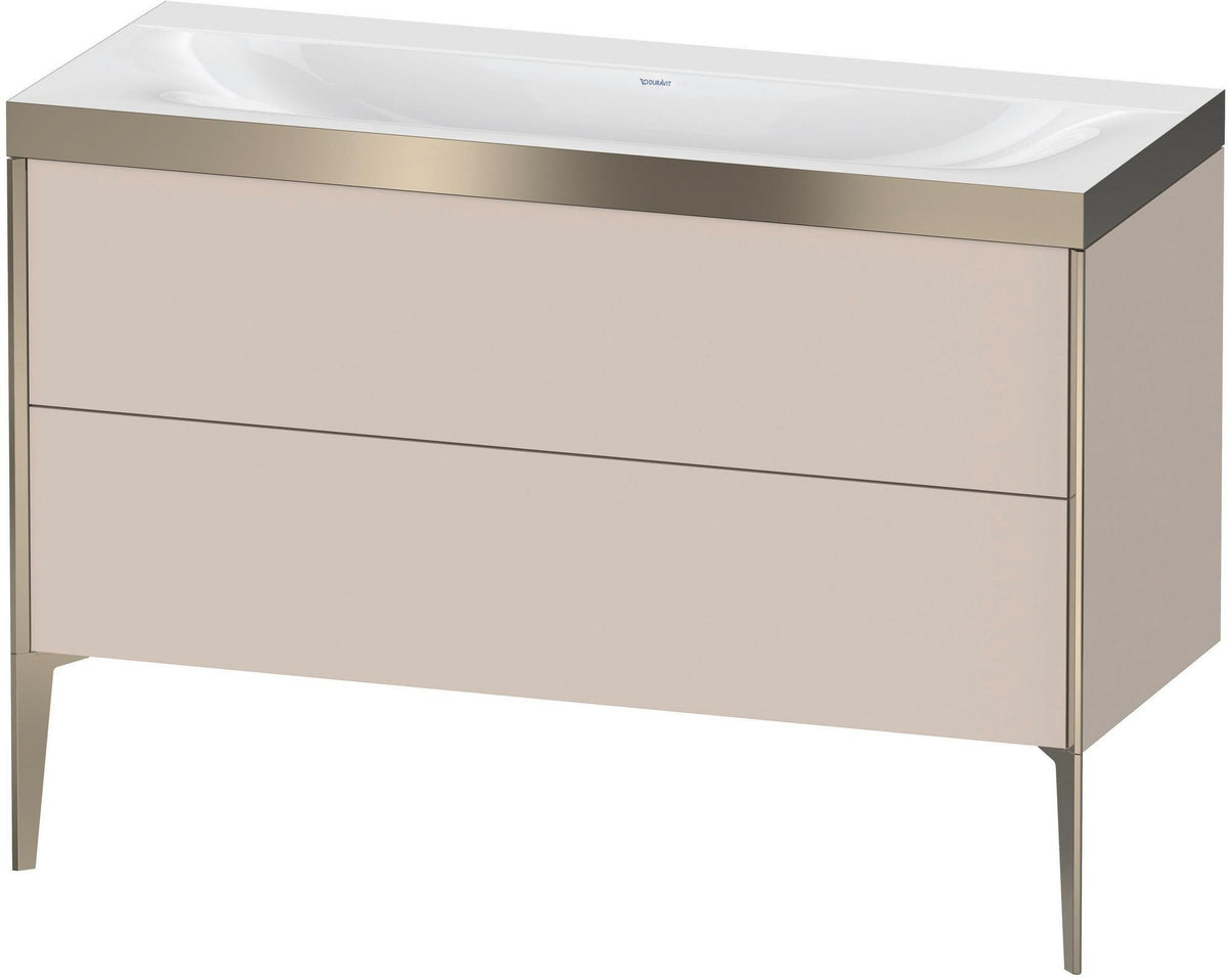 DURAVIT XViu c-bonded Waschtischset 1200 mm mit Tip-on Technik und Soft-Close