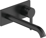 DURAVIT C.1 Einhebel-Waschtischmischer Unterputz 225 mm Schwarz Matt ohne Zugstange