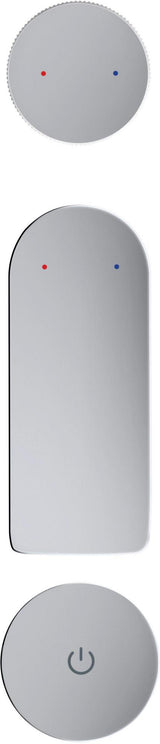 Duravit D.1 2-Loch Waschtischarmatur XL elektronisch mit Einbaunetzteil Chrom