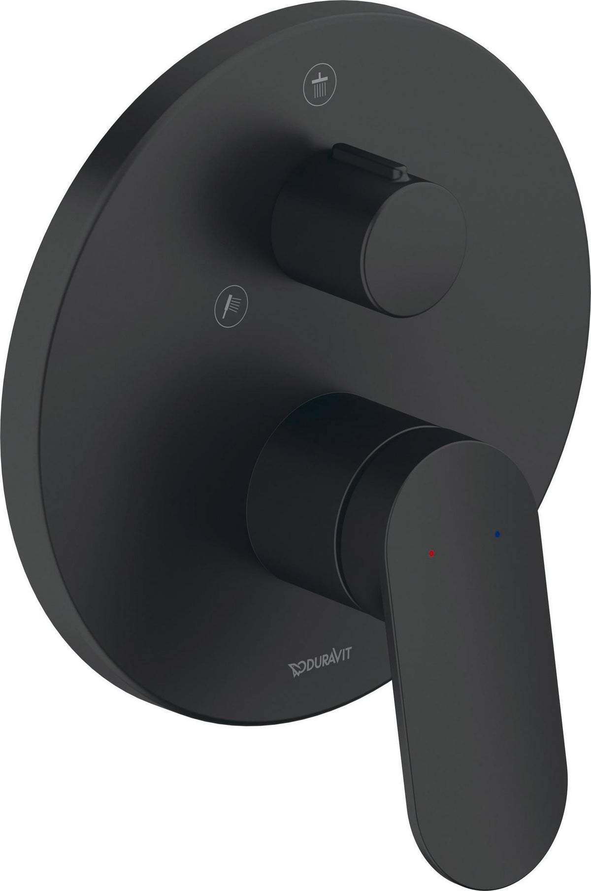 DURAVIT Wave Einhebel-Brausemischer Unterputz mit Keramikmischsystem und Umstelleinheit, verchromt