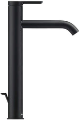 Duravit C.1 Einhebel-Waschtischmischer XL 166 mm mit Zugstange, Schwarz Matt