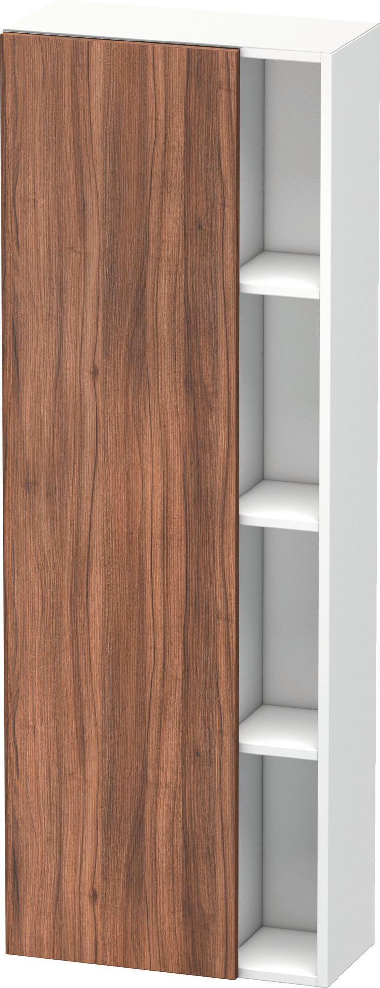 DURAVIT DuraStyle Hochschrank 1400 mm, 1 Tür links, weiß matt – wandhängend mit Soft-Close