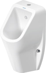 DURAVIT D-Code Urinal weiß spülrandlos Zulauf oben 565 mm – ohne Fliege