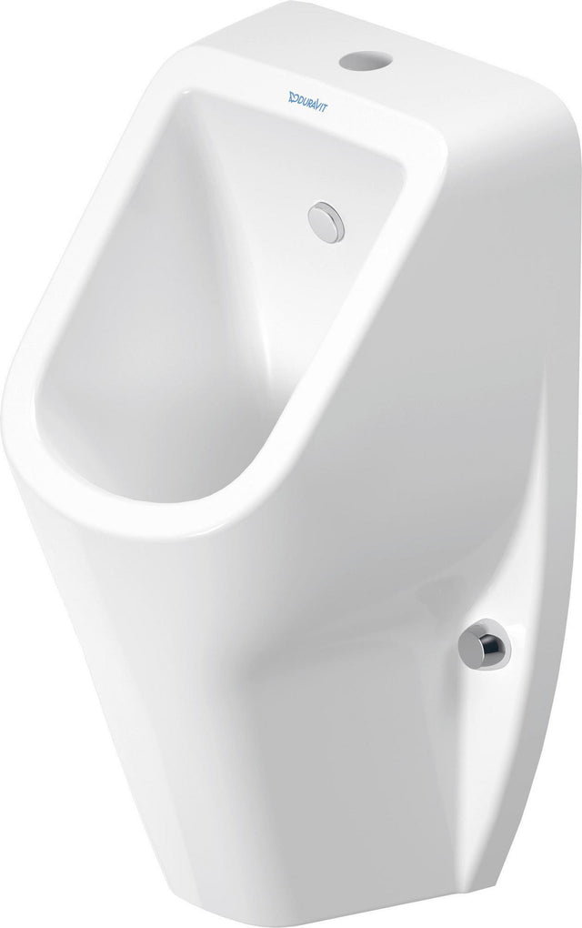 DURAVIT D-Code Urinal weiß spülrandlos Zulauf oben 565 mm – ohne Fliege