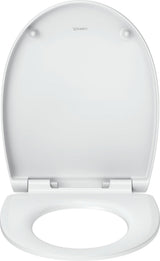 DURAVIT Univavo WC-Sitz Oval Tief 451mm mit Absenkautomatik, Weiß