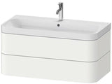 Duravit Waschtischset Happy D.2 Plus 975x490mm ein Hahnloch taupe supermatt