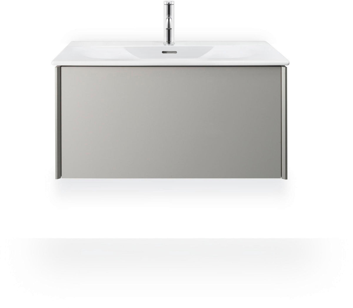 Duravit Viu Möbelwaschtisch 830 mm, weiß, mit Überlauf und Hahnlochbank