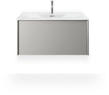 Duravit Viu Möbelwaschtisch 830 mm, weiß, mit Überlauf und Hahnlochbank