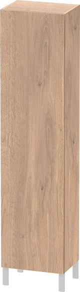 DURAVIT L-Cube Hochschrank Eiche matt 500 mm – wandhängend mit Soft-Close