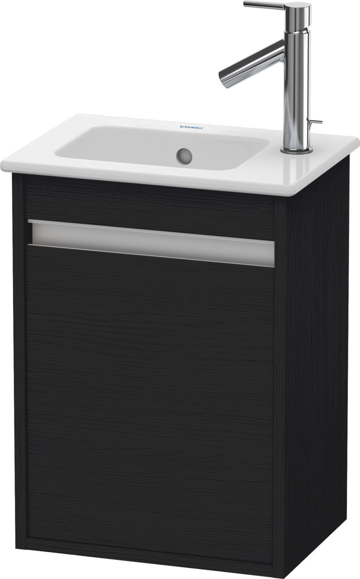 Duravit Ketho Waschtischunterbau 400 mm betongrau matt, 1 Tür links, für ME by Starck