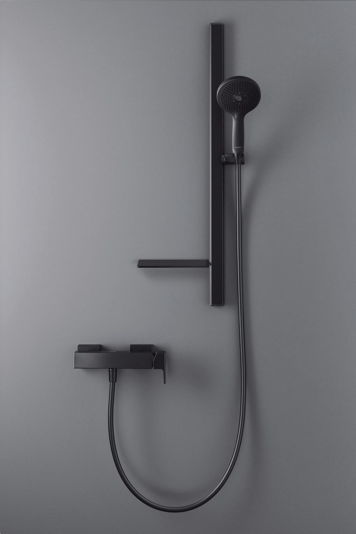 DURAVIT Manhattan Einhebel-Brausemischer Aufputz Keramikmischsystem Schwarz Matt