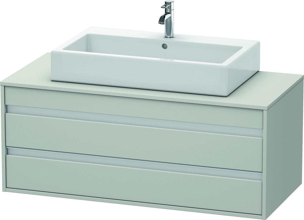 DURAVIT Ketho Waschtischunterbau wandhängend 1200 mm, 2 Schubkästen, weiß matt – für Aufsatzwaschtisch