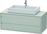 DURAVIT Ketho Waschtischunterbau wandhängend 1200 mm, 2 Schubkästen, weiß matt – für Aufsatzwaschtisch
