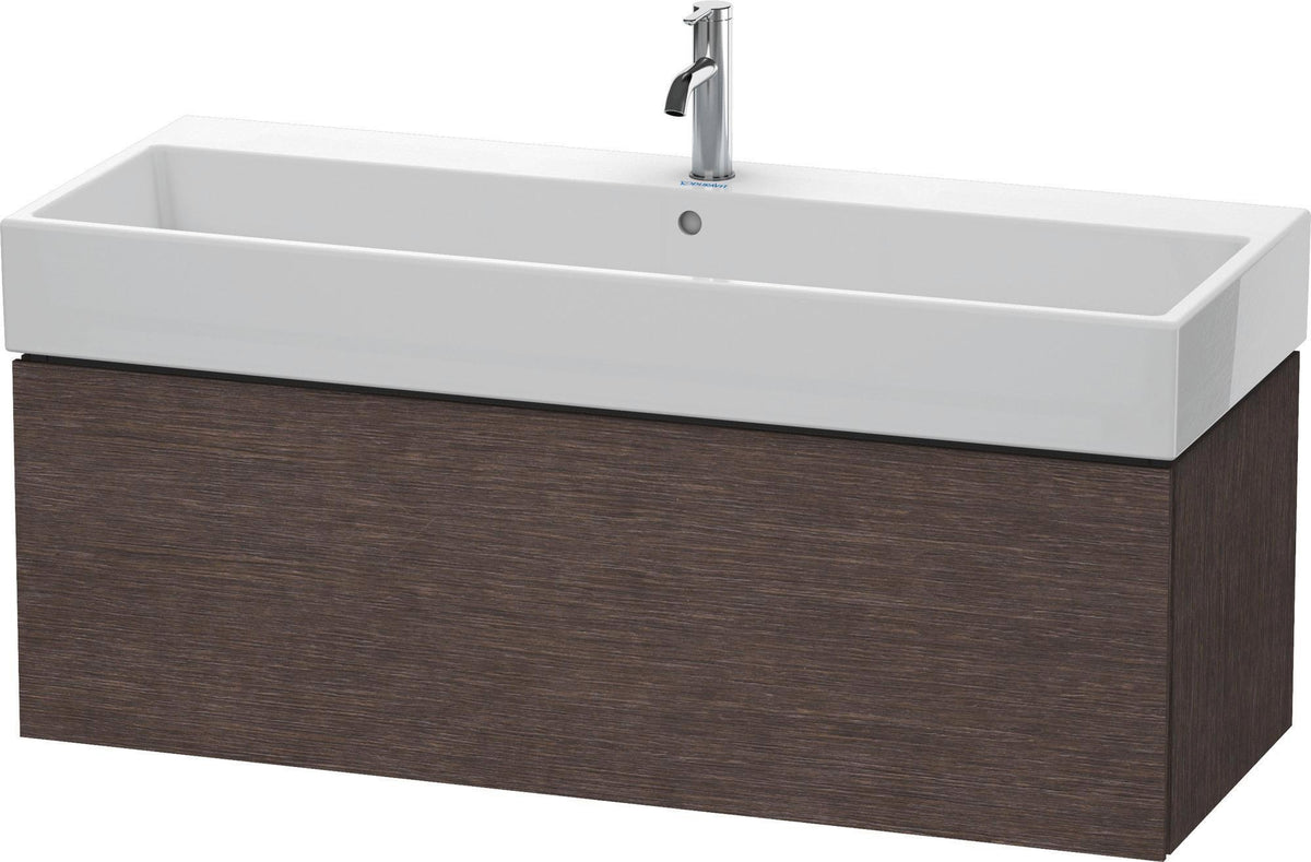 DURAVIT L-Cube Waschtischunterbau 1184 mm, 1 Auszug, Weiß Matt, Tip-On