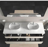 Duravit Luv Konsolenwaschtischunterbau bodenstehend 1733 mm weiß seidenmatt mit 2 Auszügen