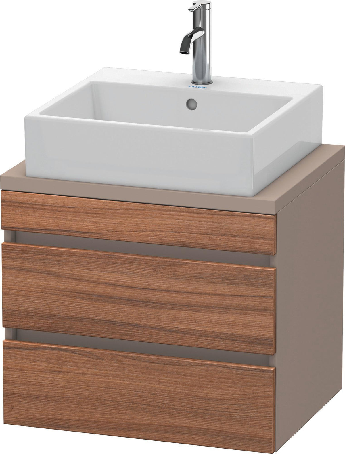DURAVIT DuraStyle Konsolenunterschrank 600 mm betongrau matt mit 2 Schubkästen und Soft-Close
