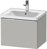 DURAVIT D-Neo Waschtischunterbau 584 mm betongrau matt mit 1 Auszug und Soft-Close