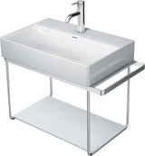 Duravit DuraSquare Metallkonsole 381x665x400 mm Chrom – Wandhängend für Waschtisch 235660, inkl. Befestigung