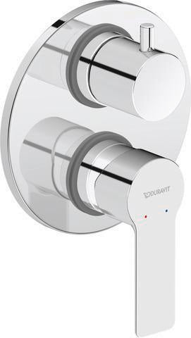 Duravit D-Code 2.0 Einh.-Wannenmischer UP Set Keramikmischsystem, Chrom HG