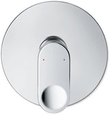 DURAVIT B.3 Einhebel-Brausemischer Unterputz Fertigmontageset Chrom