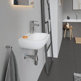 Duravit D-Code Handwaschbecken 360 mm mit Überlauf, 1 Hahnloch rechts, wandhängend, weiß