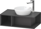 graphit matt / 800 mm / Waschtischkonsole
