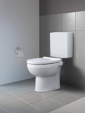 Duravit No.1 WC-Sitz mit Absenkautomatik, weiß, Edelstahl-Scharniere, Duroplast