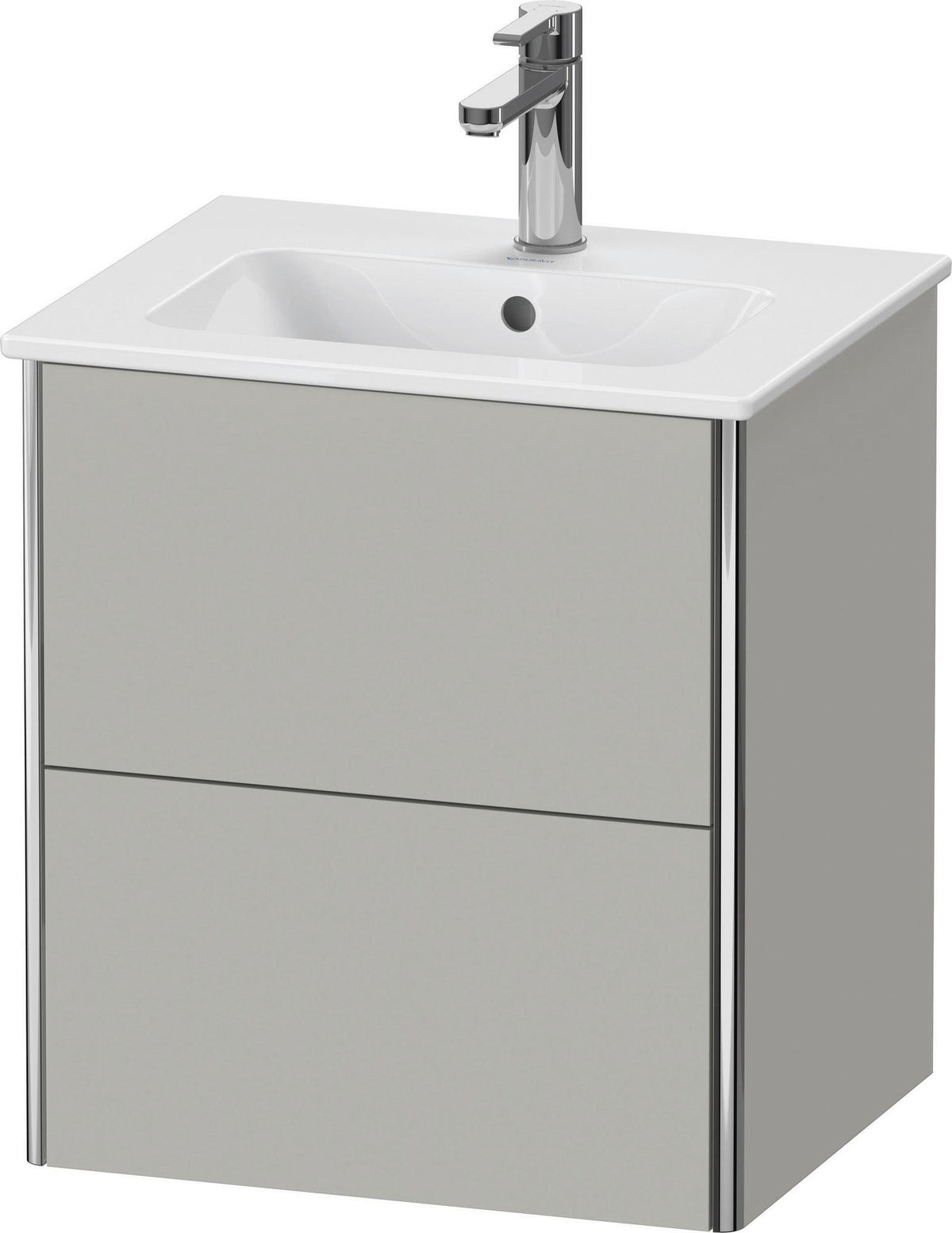 Duravit XSquare Waschtischunterbau wandhängend, 2 Schubkästen, Weiß Matt