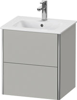 Duravit XSquare Waschtischunterbau wandhängend, 2 Schubkästen, Weiß Matt