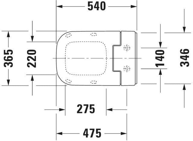 DURAVIT SensoWash Slim Dusch-WC-Sitz für Happy D.2 – mit Fernbedienung & Durchlauferhitzer